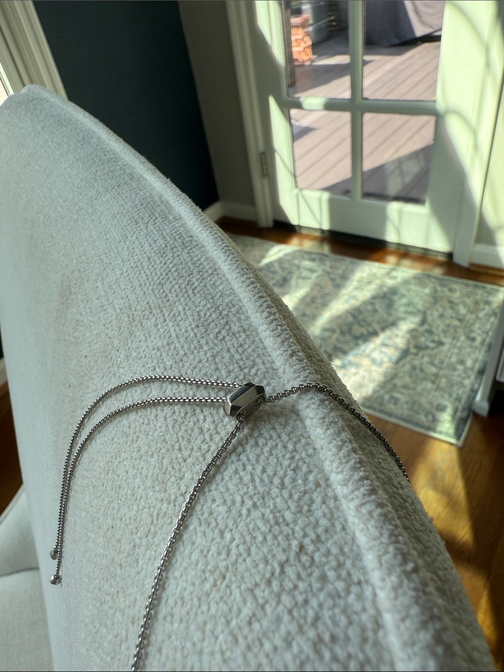 Kendra Scott Sterling Silver Geometric Pendant Necklace in Silver - Picture 7 of 7
